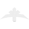 Ekena Millwork Alberta Architectural Grade PVC Gable Bracket, 36"W x 15"H x 4"D x 4"F, 10/12 Pitch GBP036X15X0404ALB00 - alternate 3